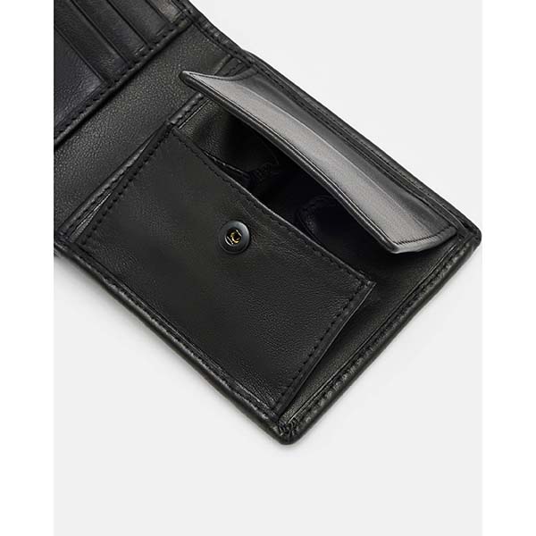 Allsaints Australia Mens Blyth Leather Wallet Black AU68-412
